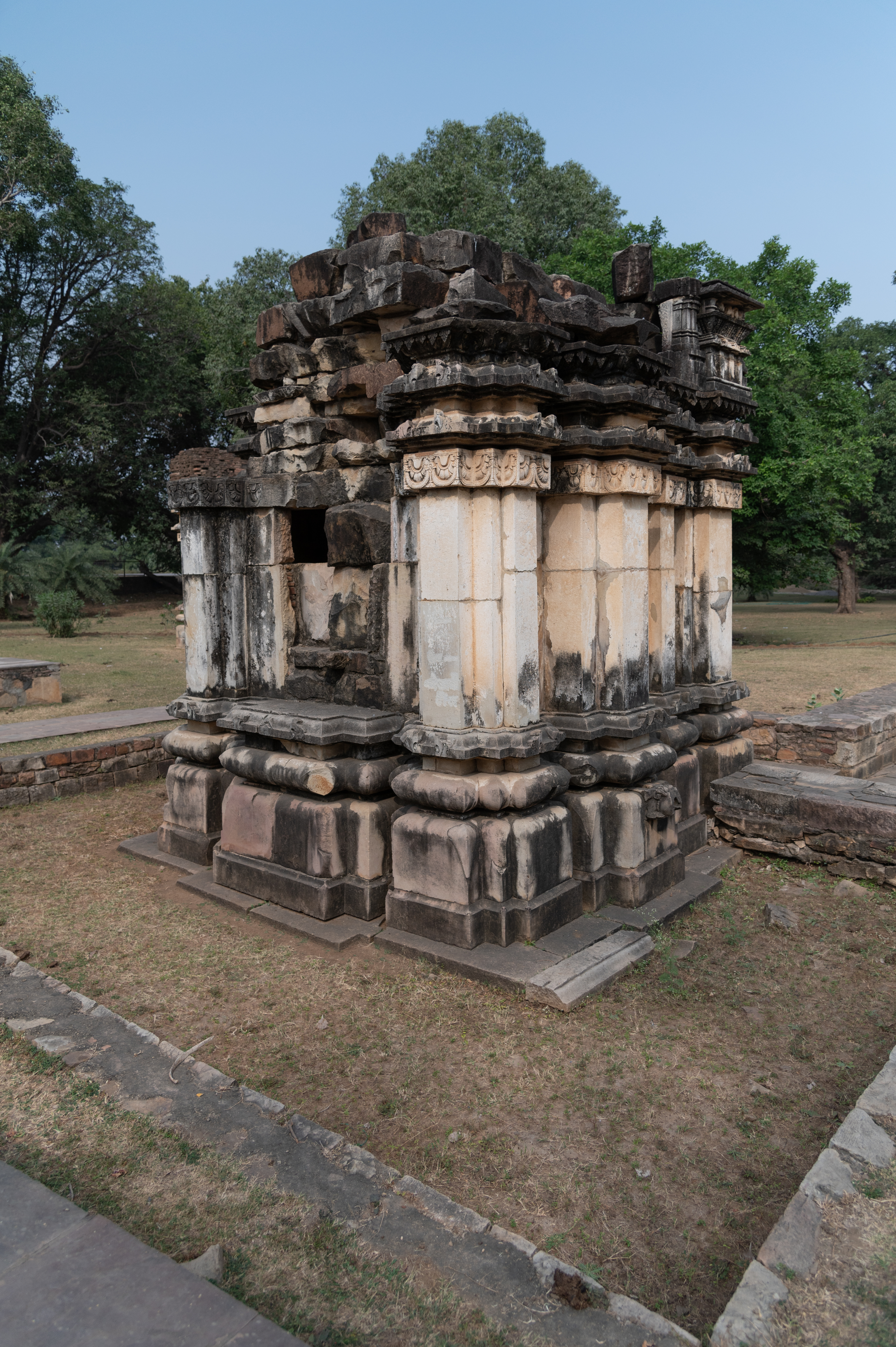 Image 7: Rear (southeast) view of Sheshashayi Temple (Temple 2), Baroli group of temples.