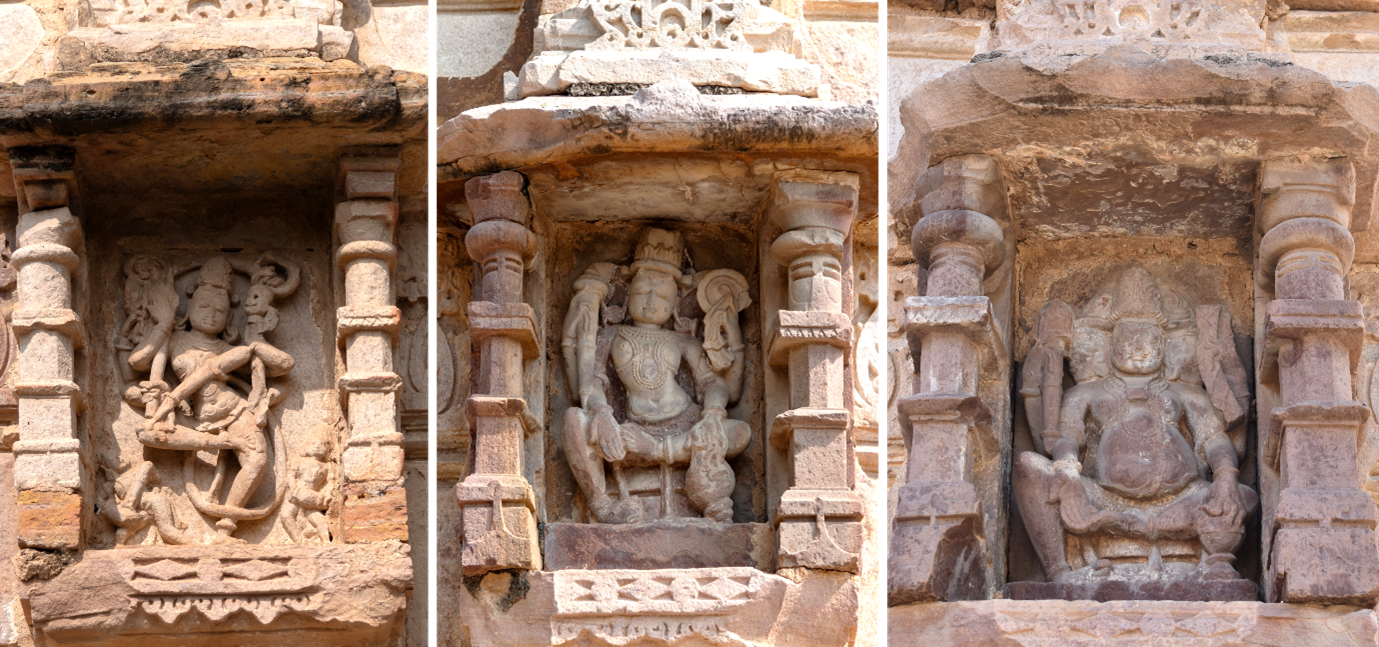 Image 17: Deities in the bhadra of the Garbhagriha, Hazareshwar Temple, Bijolia, Bhilwara, Rajasthan.