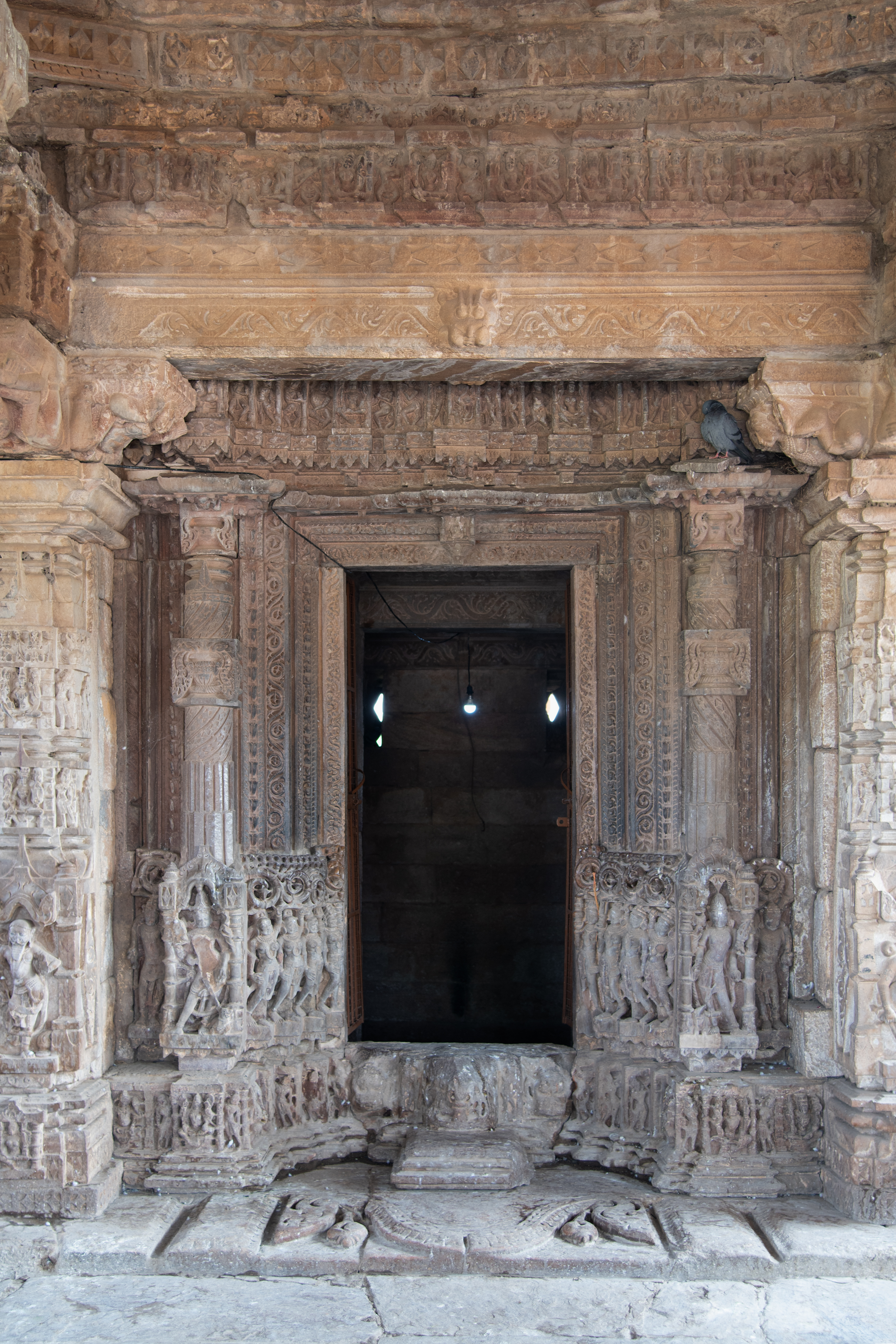 Image 23: The doorframe to the garbhagriha, Undeshwar Temple, Bijolia, Bhilwara, Rajasthan.