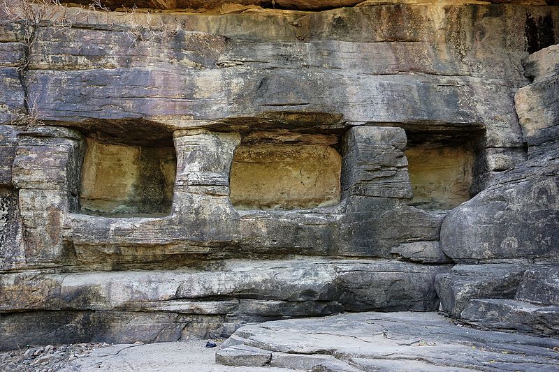 Image 3: Udayagiri, a site near Sanchi, contains some of the rock-cut caves excavated in the early 5th century CE during the reign of the Guptas. Image courtesy: Wikimedia Commons