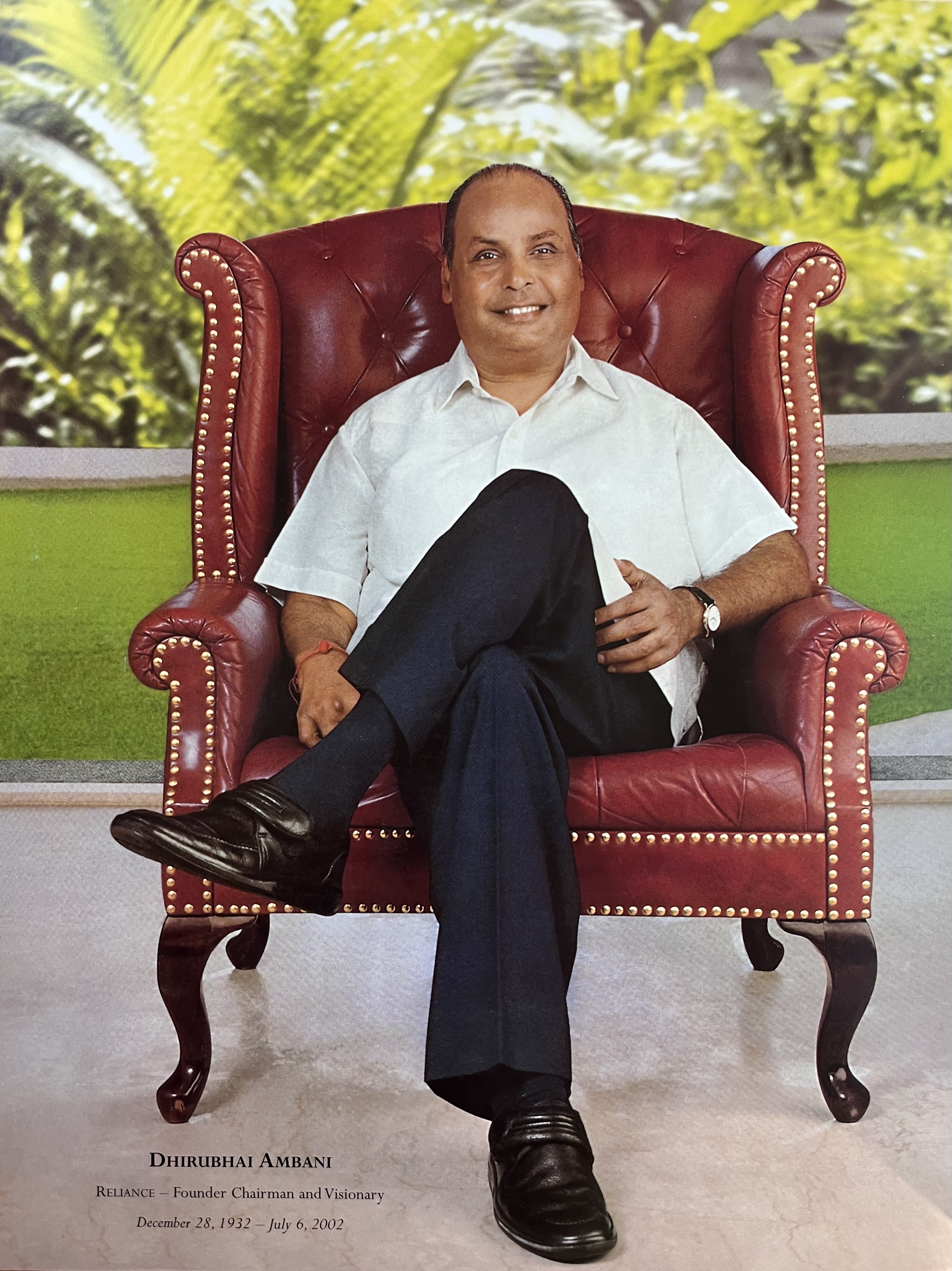 Shri Dhirubhai Ambani - A Visionary Leader